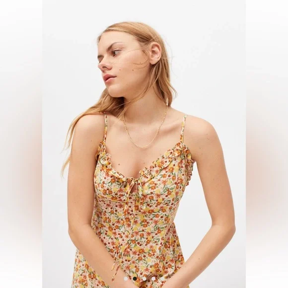 UO Urban Outfitters Dress Forum Sweetheart Mini Dress size S - Picture 4 of 9